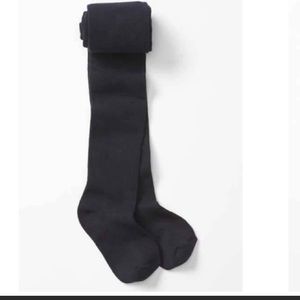 NWT Gap Girls Navy Solid Cotton Tights Bundle of 3